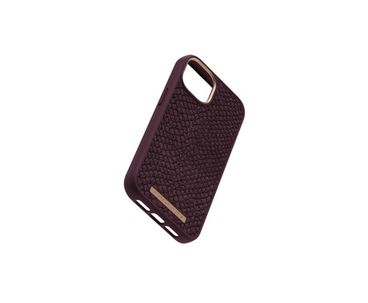 FUNDA MAGSAFE IPHONE 12/13/14 PIEL DE SALMON COÑAC NJORD