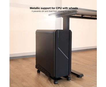 SOPORTE METALICO CPU CON RUEDAS TOOQ