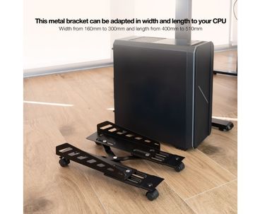 SOPORTE METALICO CPU CON RUEDAS TOOQ