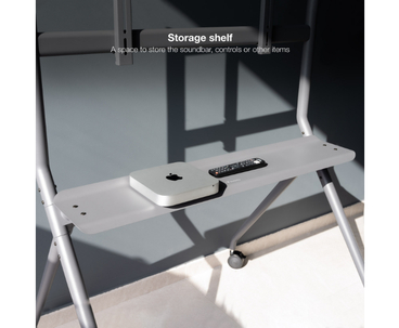 SOPORTE SUELO ISTAND CON RUEDAS 50''-86'' NEGRO TOOQ