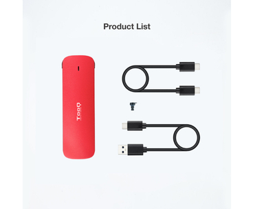CAJA EXTERNA SSD M.2 NVMe ROJO TOOQ
