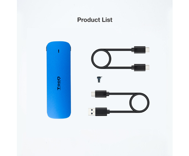 CAJA EXTERNA SSD M.2 NVMe AZUL TOOQ