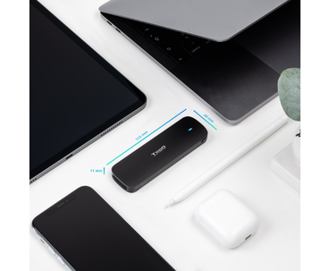 CAJA EXTERNA SSD M.2 NVMe NEGRO TOOQ