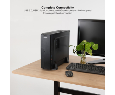 CAJA SOBREMESA SLIM MICROATX TQC-3007U3C NEGRO TOOQ