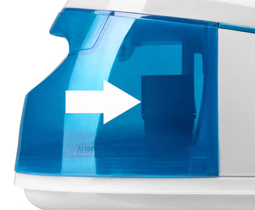 CENTRO DE PLANCHADO BLUE STEAM 2.200W NEGRO/BLANCO HAEGER