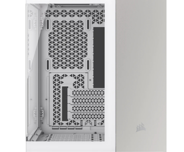 CAJA MICROATX 2500X TG WHITE/SATIN GRAY ALUMINUM CORSAIR