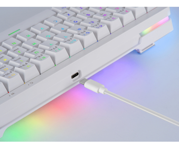 TECLADO MECANICO MKMINIPRO SWITCH BLUE RGB BLANCO MARS GAMING