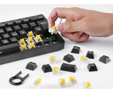 TECLADO MECANICO MKMINIPRO SWITCH BLUE RGB NEGRO MARS GAMING