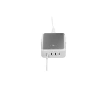 CARGADOR ESCRITORIO 4xUSB-C 240W GaN2 PLATA LINQ