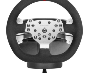 VOLANTE MWH-RSX RACING WHEEL FORCE FEEDBACK 1080º NEGRO MARS GAMING
