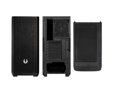 CAJA SEMITORRE ATX NOVA MESH SE RGB TEMPERED GLASS BLACK BITFENIX