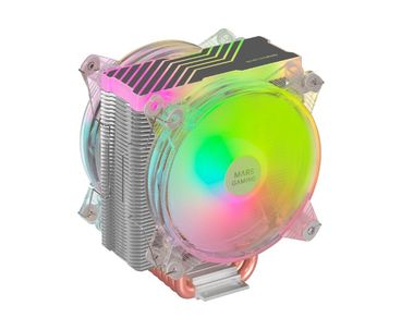 VENTILADOR UNIVERSAL MCPU66 DUAL ARGB NEGRO MARS GAMING