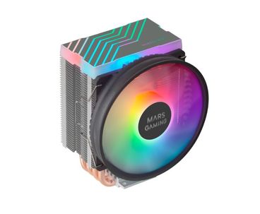 VENTILADOR UNIVERSAL MCPU44 DUAL ARGB NEGRO MARS GAMING